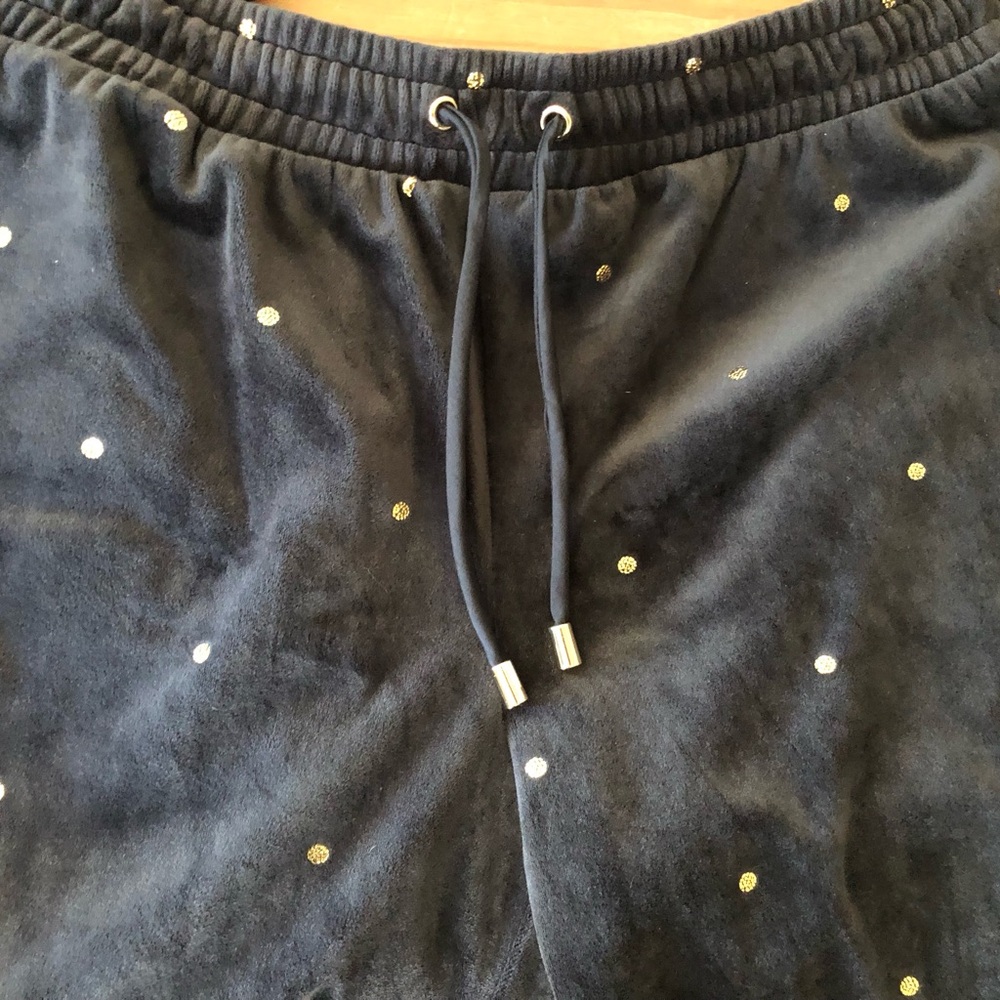 M&S Elegant Black and Gold Polka Dot Pyjamas